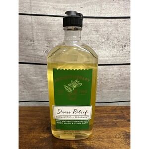 Bath‎ and Body Works Aromatherapy Eucalyptus Spearmint Stress Relief Body Wash